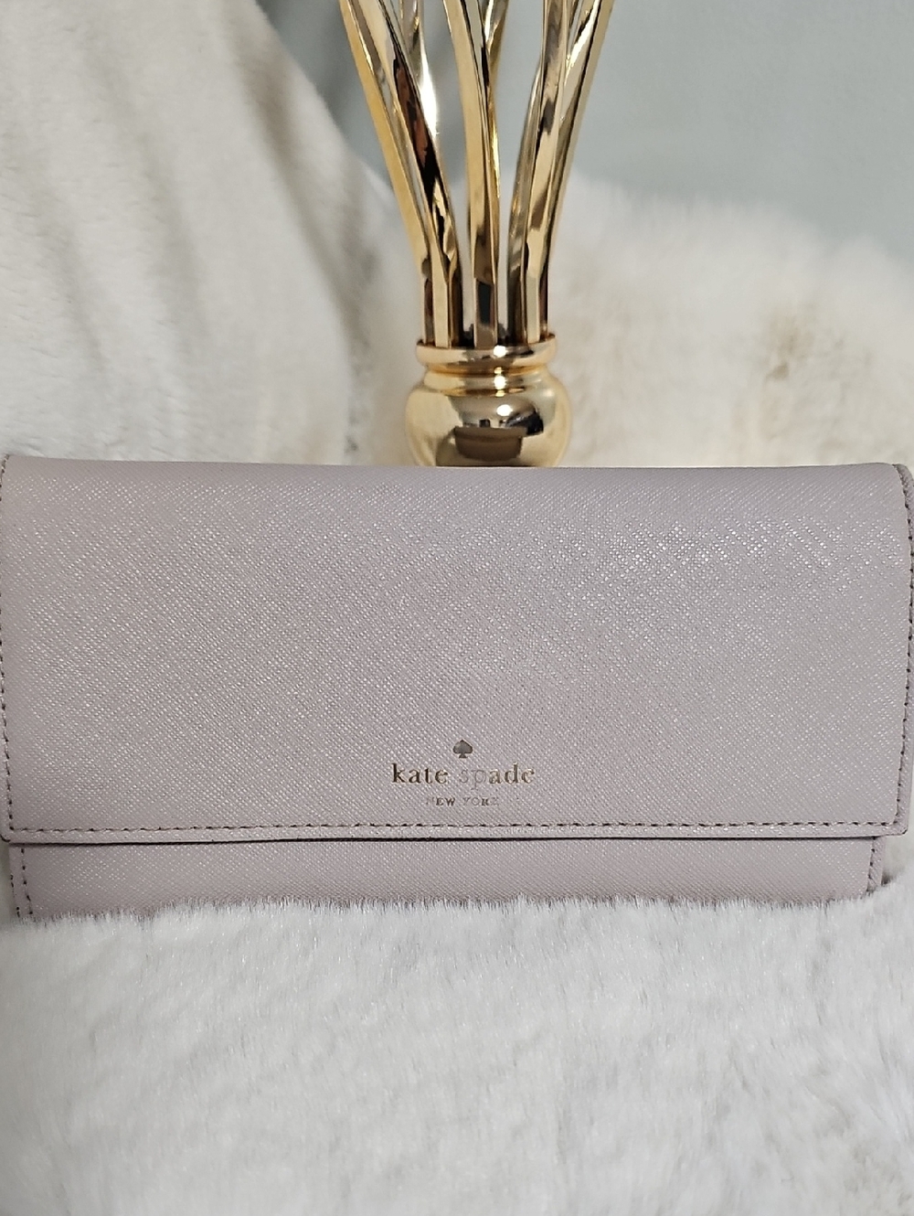kate spade Lavender Saffiano New York Phoenix Wallet